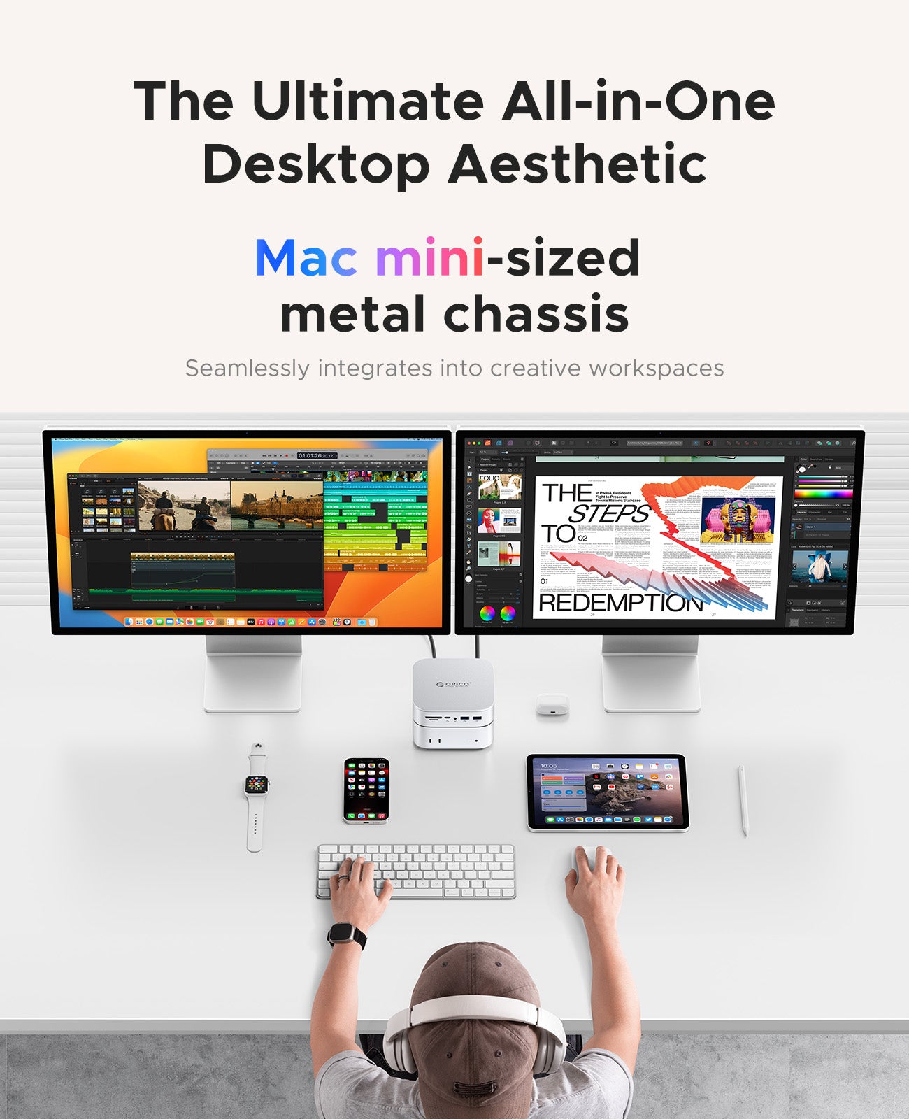 ORICO MiniRaid Docking Station with M.2 RAID Storage