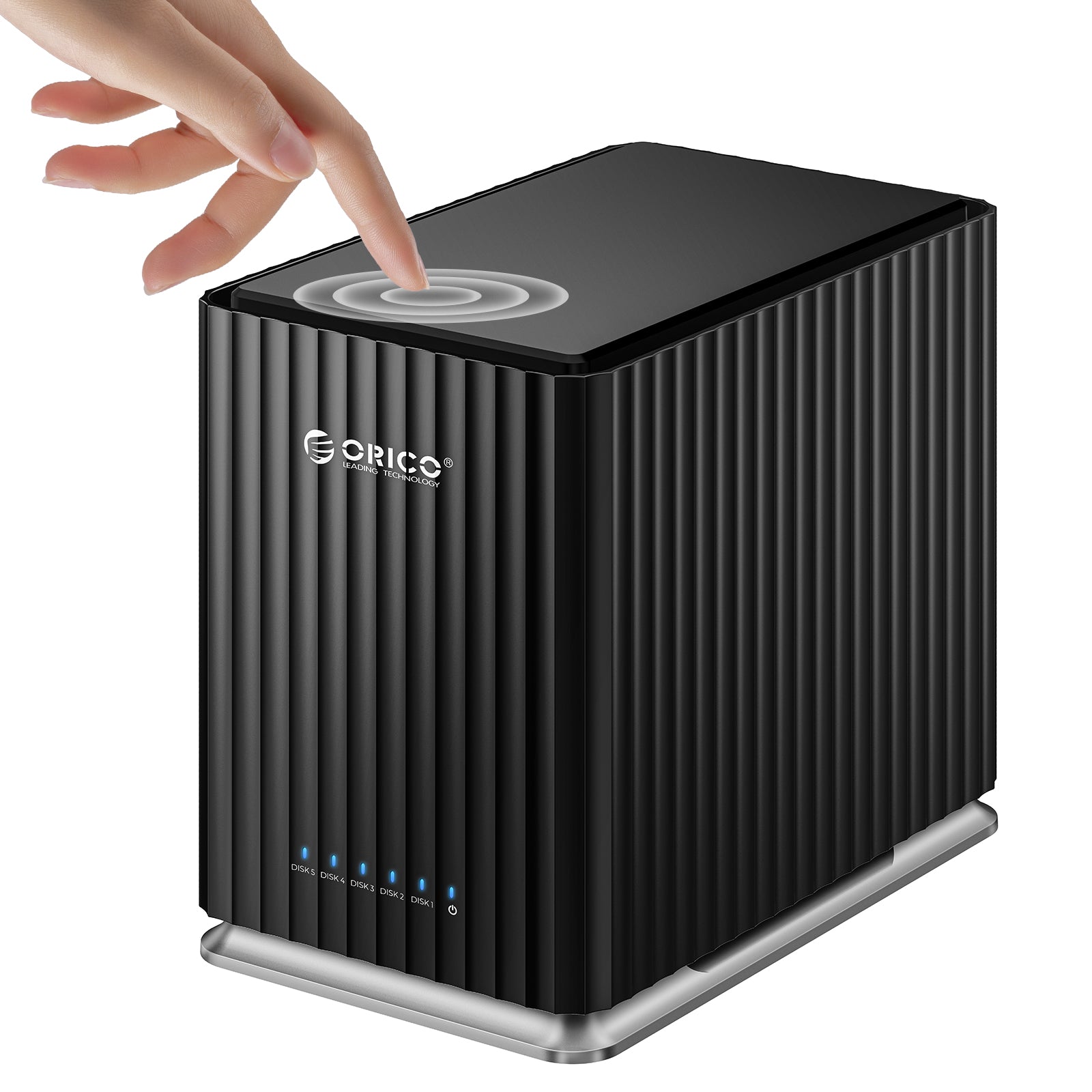 ORICO 4 Bay Pop-up Design USB 3.0 3,5 Zoll externes Festplattengehäuse