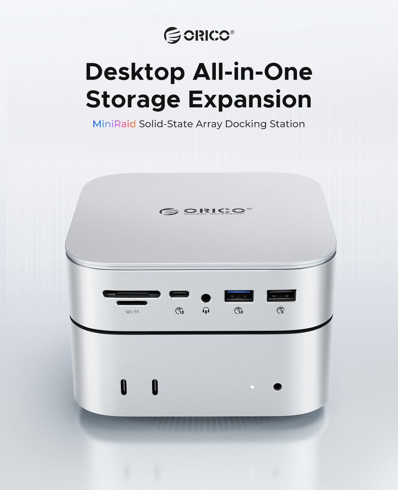 ORICO MiniRaid Docking Station with M.2 RAID Storage