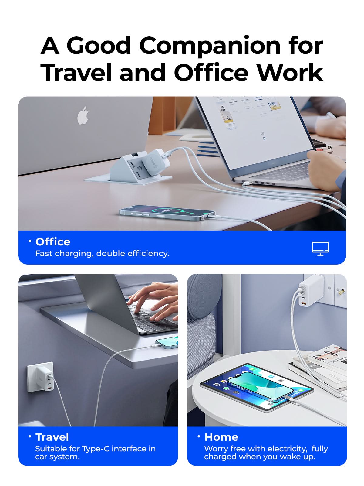 ORICO 100W USB-C Fast Charging Data Cable