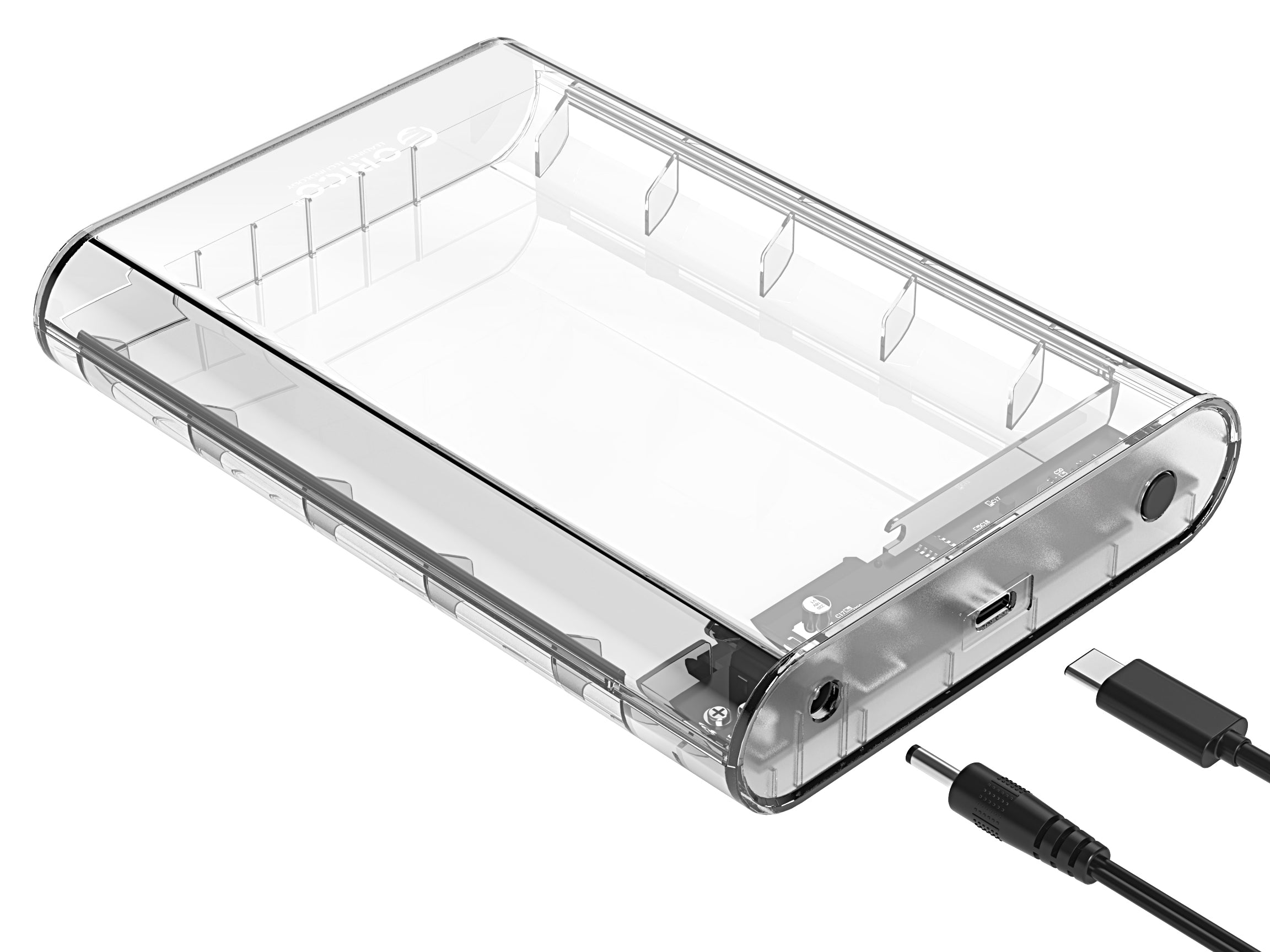 ORICO 3.5 Inch SATA to USB Type-C Transparent HDD Enclosure
