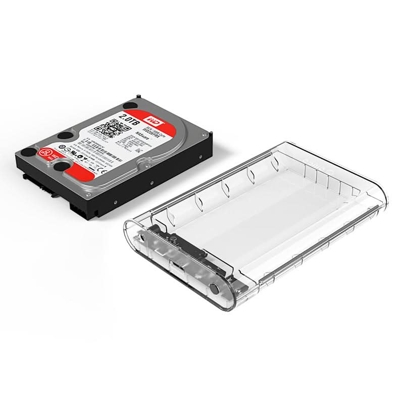 ORICO 3.5 Inch SATA to USB 3.0 Transparent HDD Enclosure - Orico