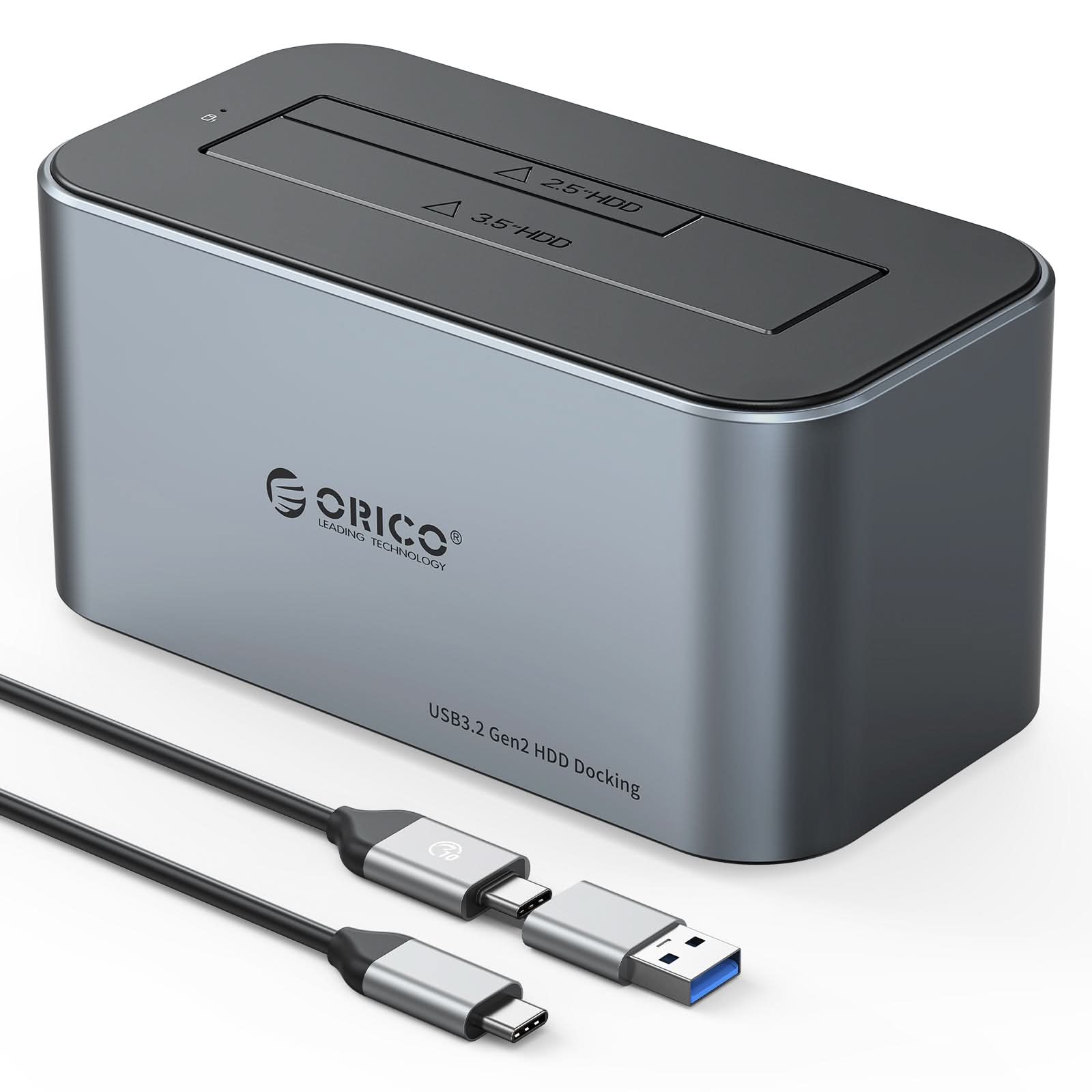 ORICO Single Bay Alluminum Typp-C SATA HDD/SSD Docking Staion - Orico