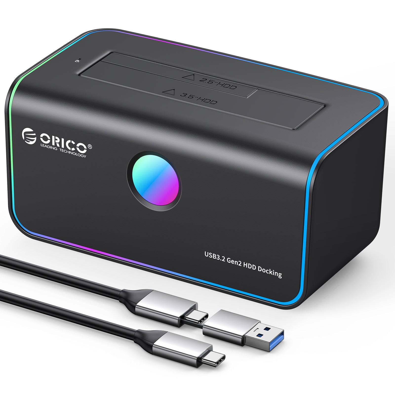 ORICO RGB Singel Bay SATA HDD/SSD Docking Station