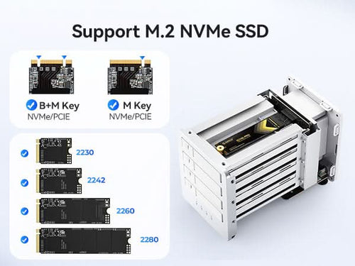 ORICO 88 Series 4 Bay USB4 NVMe SSD Enclosure With 40Gbps Speed orico-88-series-4-bay-usb4-nvme-ssd-enclosure-with-40gbps-speed
