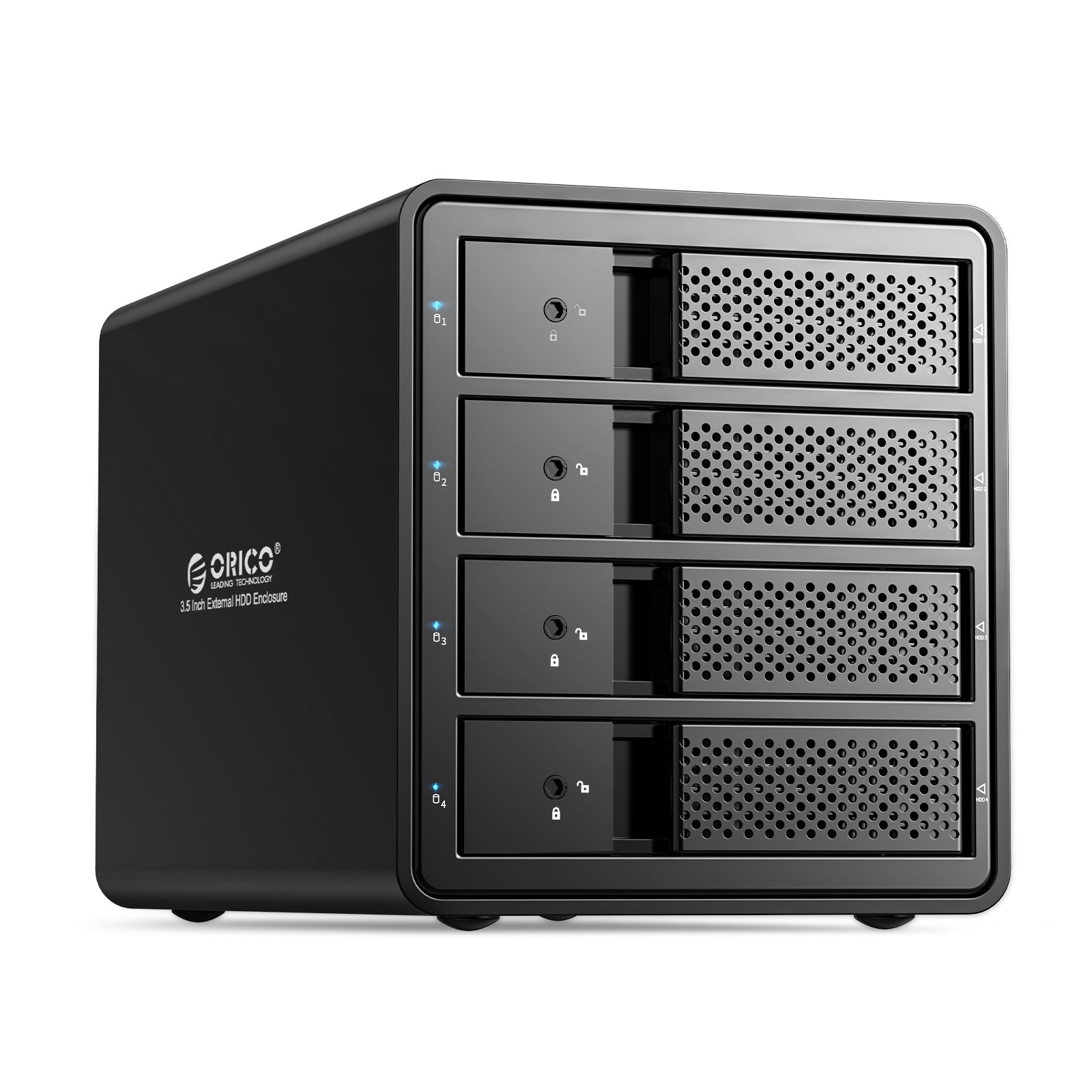 ORICO 5 Bay Pop-up Design USB 3.0 Caja de disco duro de 3,5 pulgadas (con RAID)