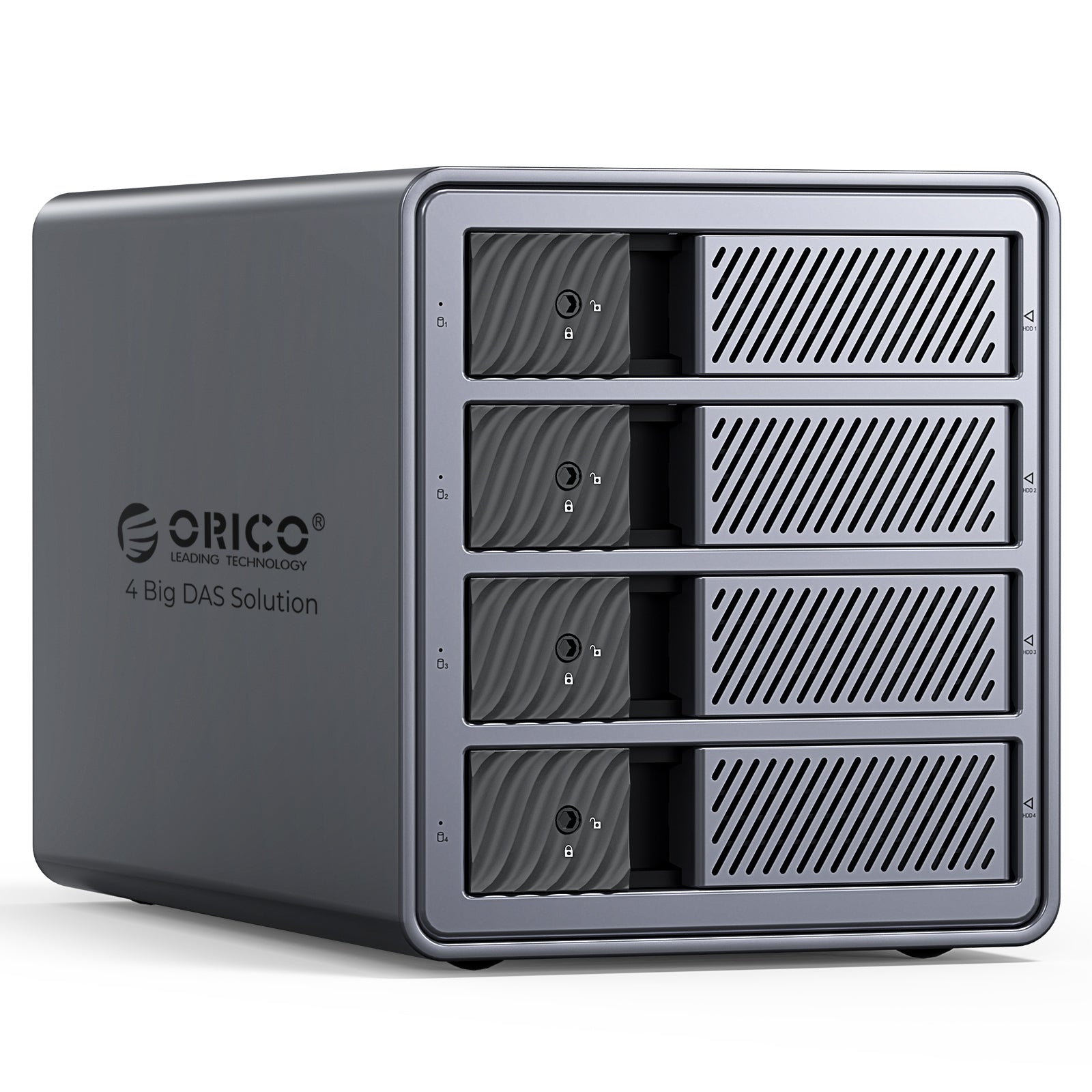 ORICO 4 Bay Pop-up Design USB 3.0 3,5 Zoll externes Festplattengehäuse