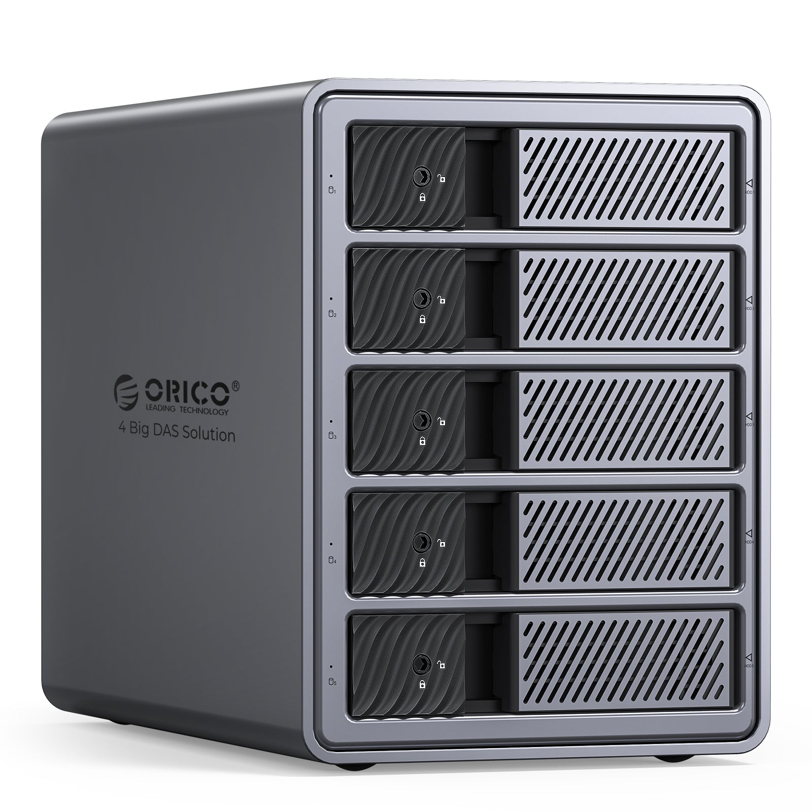 ORICO 4 Bay pop-up Design USB 3.0 3.5นิ้ว External Hard Disk Enclosure