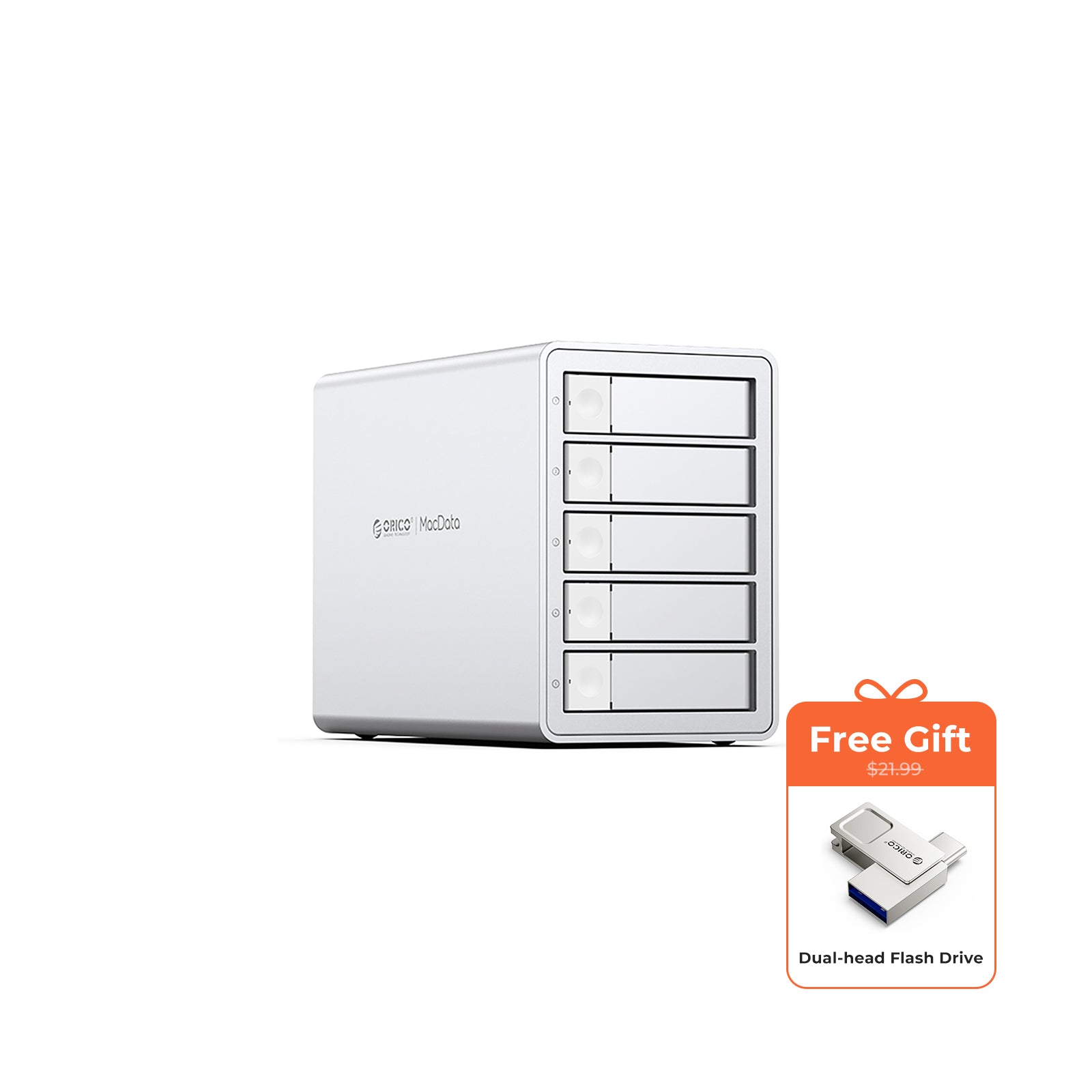 ORICO 99 Series Multi Bay Type-C SATA Enclosure Daisy-Chain DAS Solution ORICO