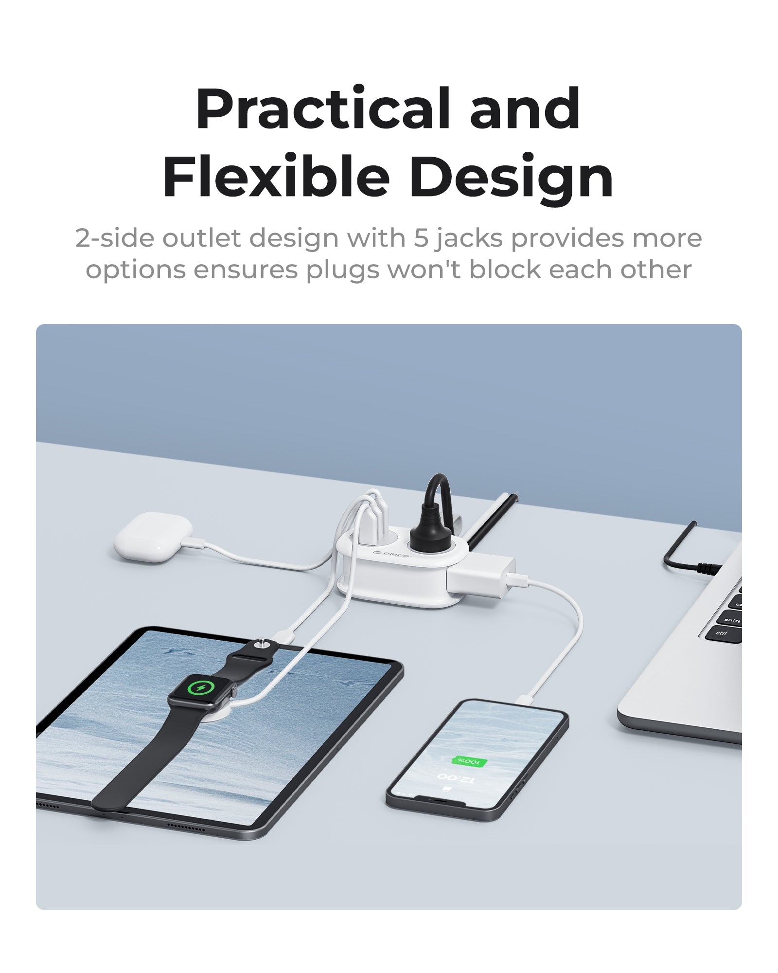 ORICO Ultra Thin Smart USB Power Strip ORICO