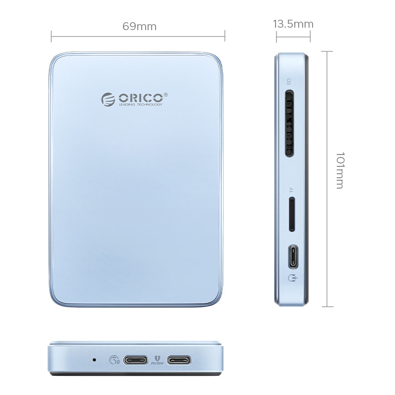 ORICO AP80F Magnetic M.2 NVMe SSD Enclosure
