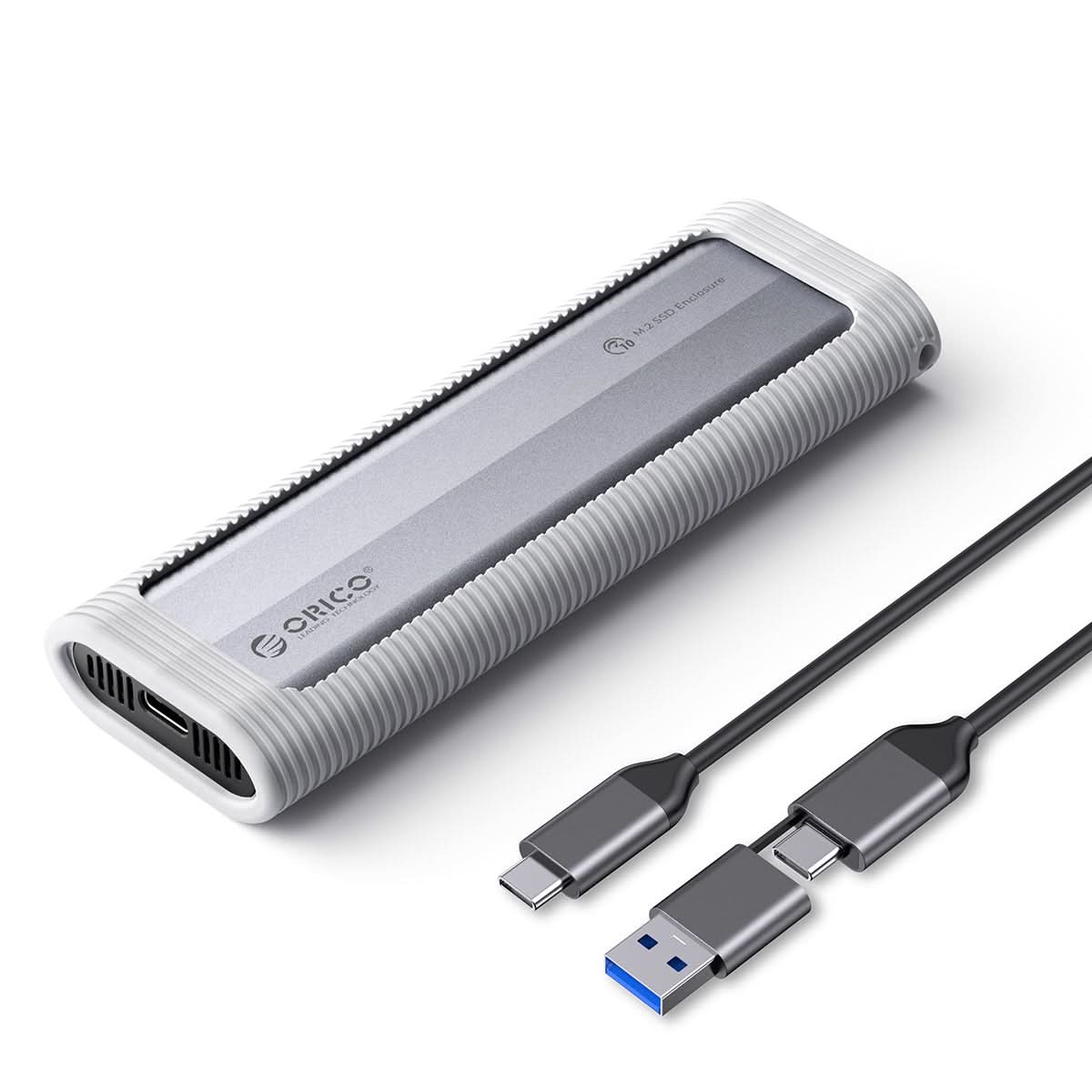 ORICO AXM2 10Gbps M.2 NVMe Aluminum Enclosure with Silicon Protecter - Orico