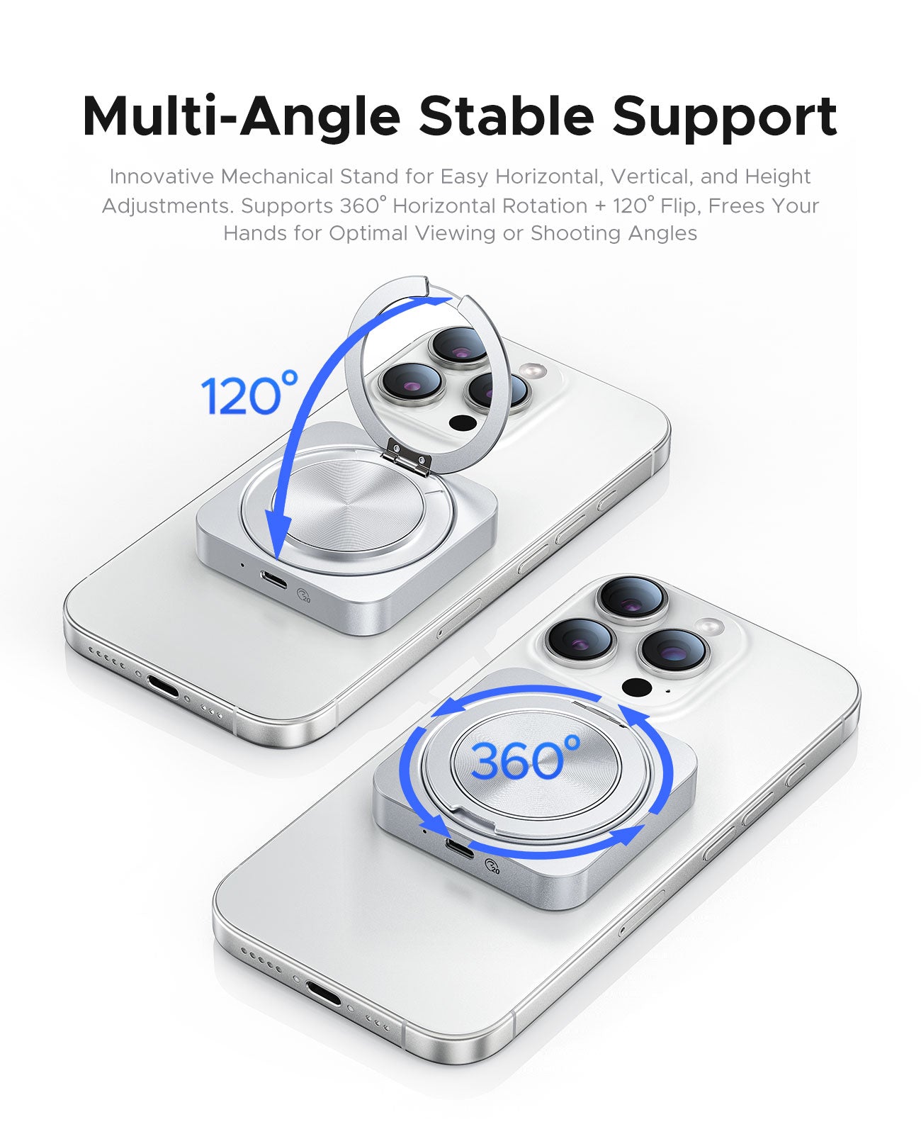 ORICO CZ20Plus 20Gbps Magnetic Portable SSD with Stand