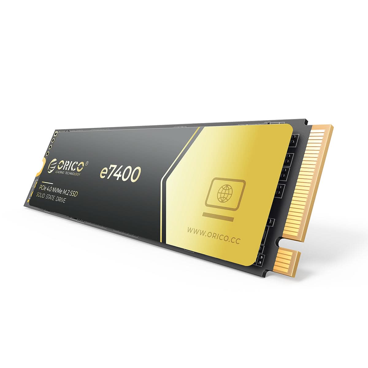 ORICO e7400 PCIe 4.0 NVMe M.2 SSDの公式製品画像