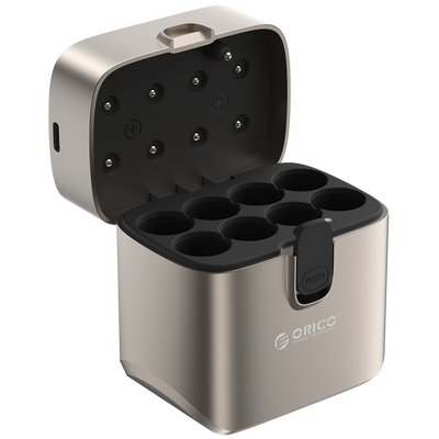 ORICO EnerVault 8-Bay Smart Lithium Battery Charger