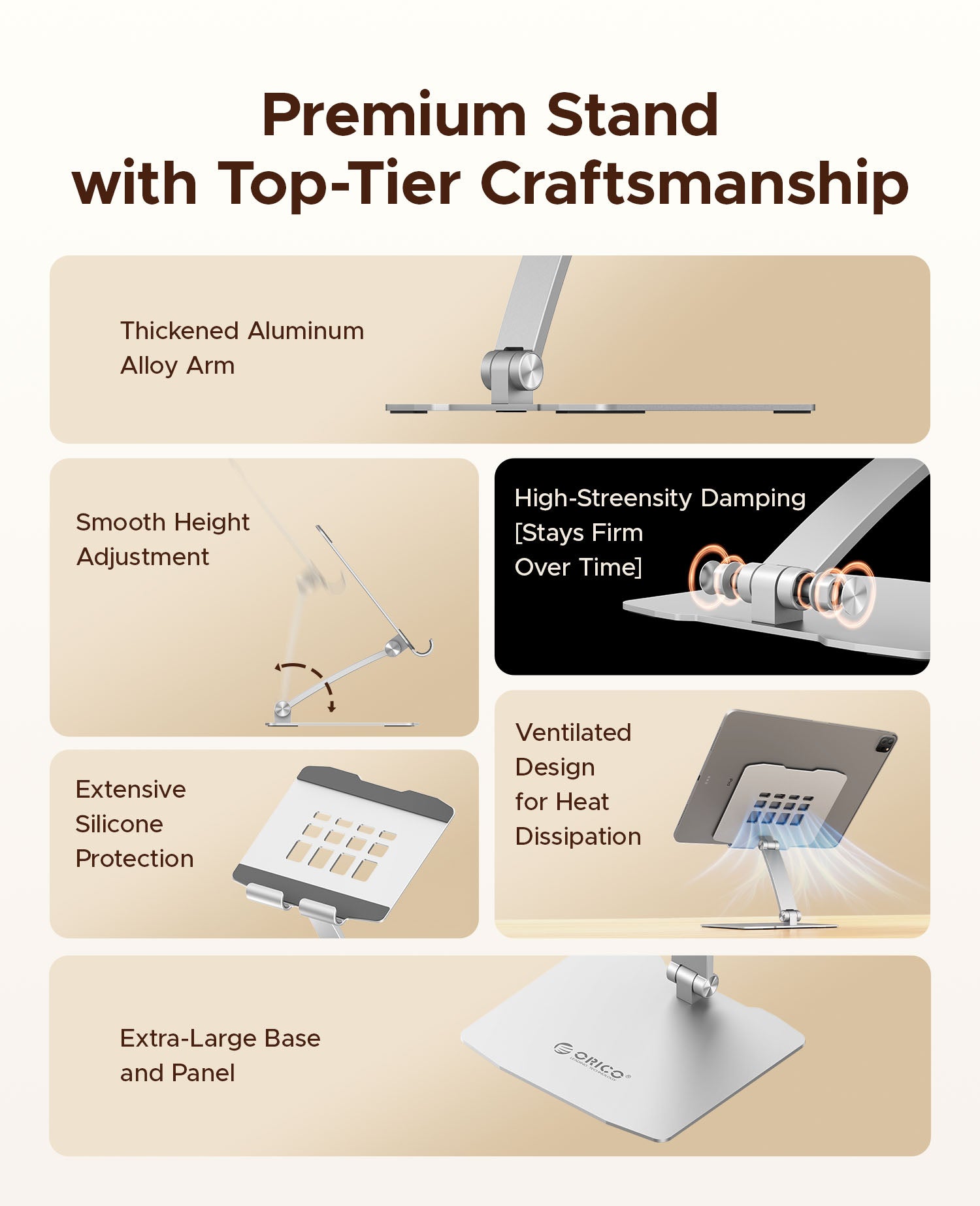 ORICO FB1 Aluminum Rotating Tablet Stand
