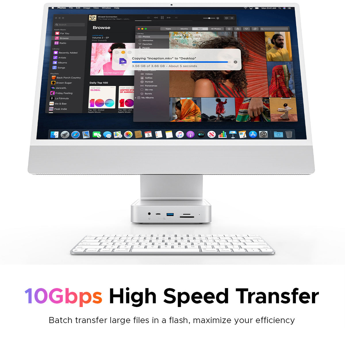 ORICO StudioLink Řešení pro rozšíření úložiště na jednom místě pro Mac mini＆Studio M2