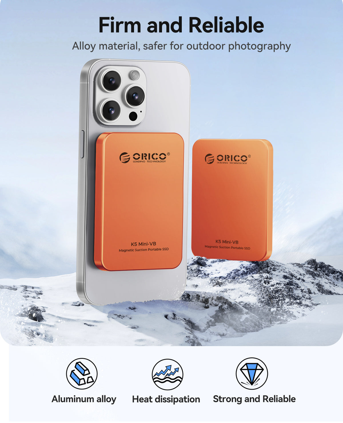 ORICO K5Mini USB-C Magnetic Portable SSD