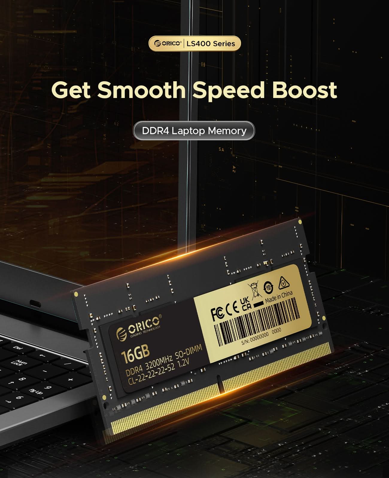 ORICO DDR4 SO-DIMM 16GB Laptop RAM - Orico