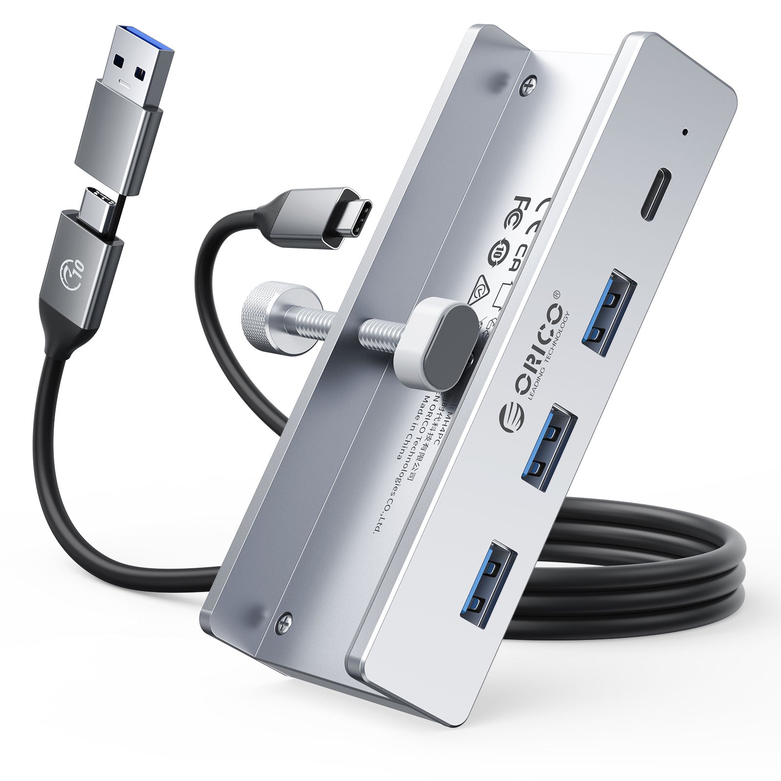 ORICO 4-Port USB 3.0 Clamp Design Mountable Hub - Orico