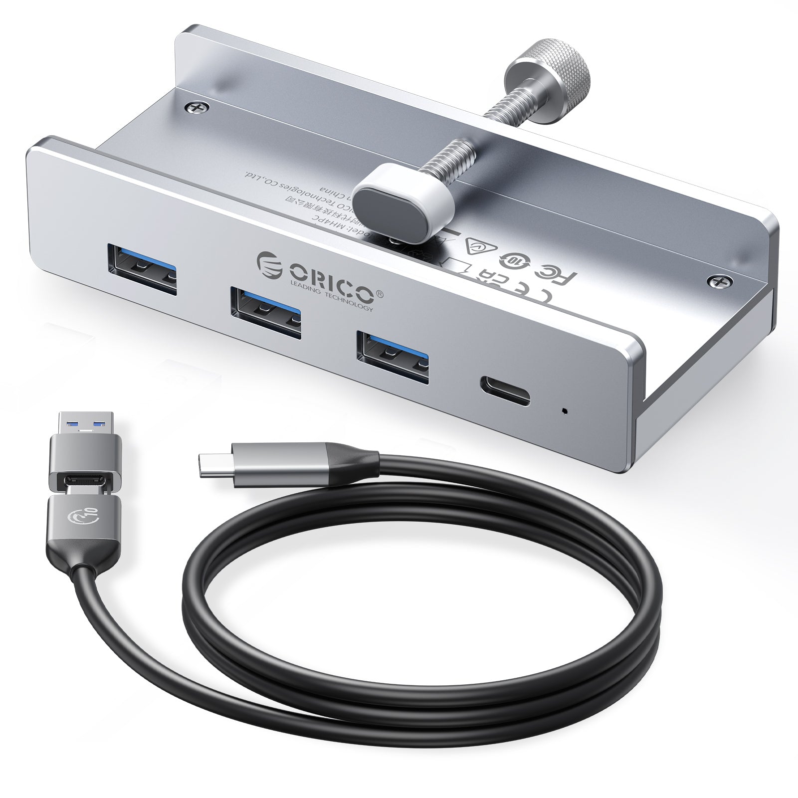 ORICO 4-Port USB 3.0 Clamp Design Mountable Hub - Orico