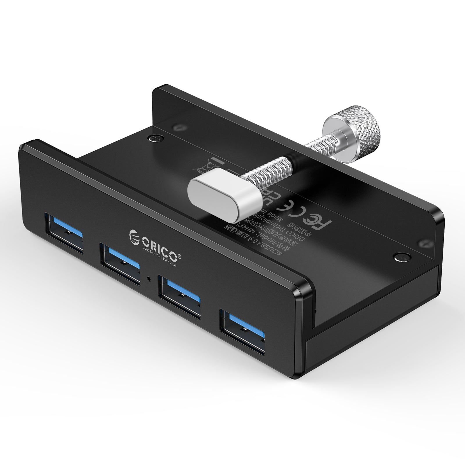 ORICO Hub dapat dipasang desain klem USB 4-Port 3.0