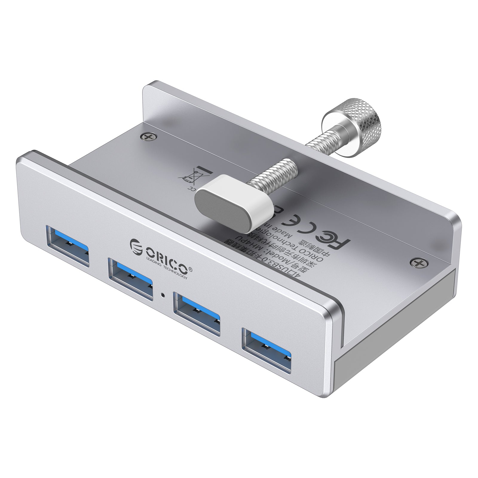 ORICO montierbarer 4-Port-USB 3.0-Hub mit Klemmdesign