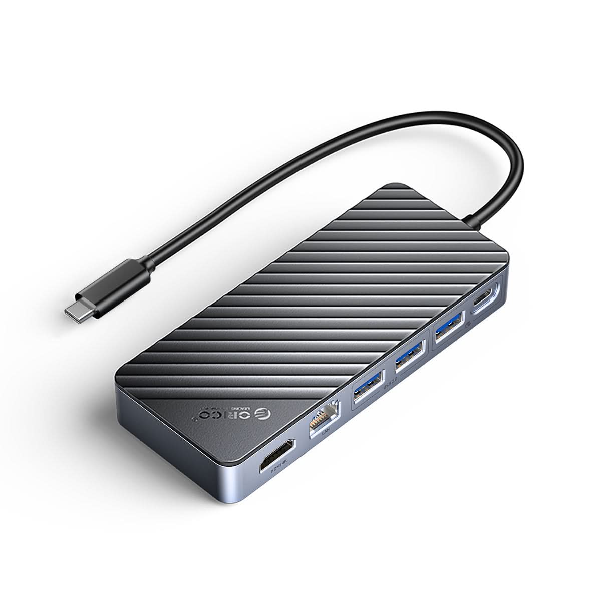 8 1 Docking Station M.2 SSD Enclosure RJ45 Ethernet port