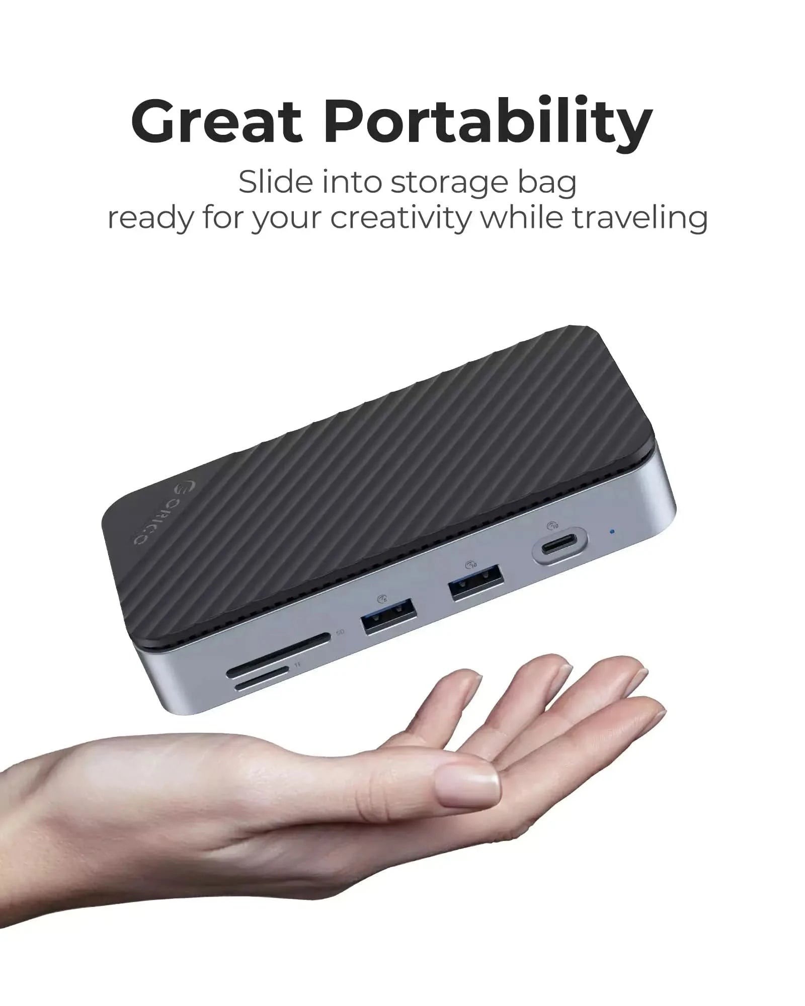 ORICOI 10-IN-1 Docking Station with M.2 SSD Enclosure ORICO