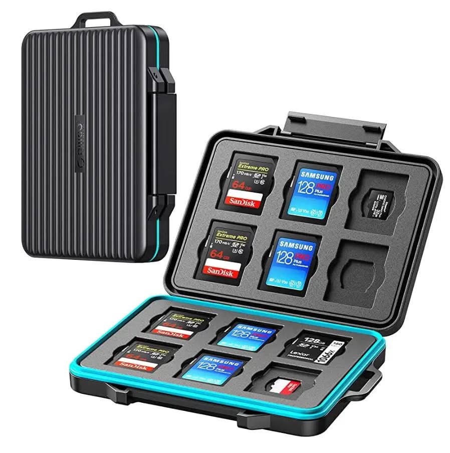 ORICO 24-Slot Water-Resistant & Anti-Shock Memory Card Case Orico