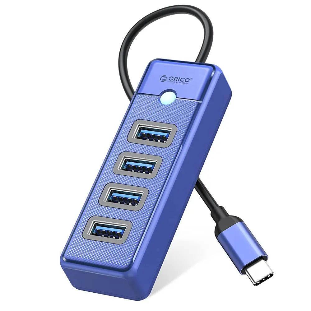 ORICO 4-Port 5Gbps USB 3.0 Hub with 0.5ft Cable Orico