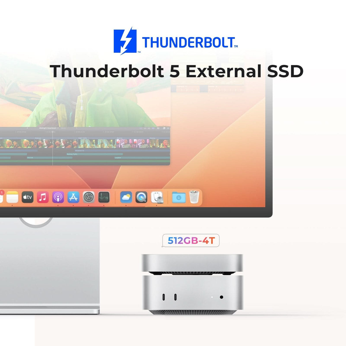ORICO 80Gbps Thunderbolt™ 5 External SSD for M4 Mac Mini