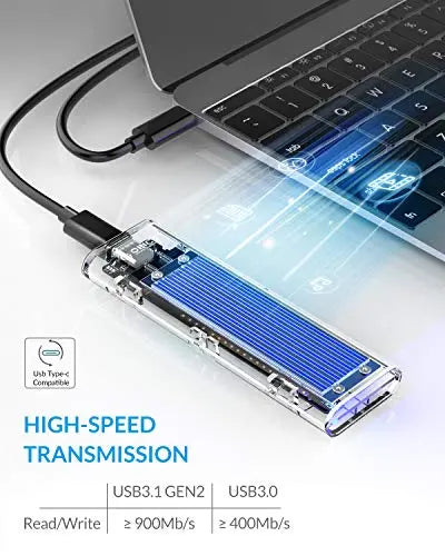 ORICO NVME M.2 USB3.1 Gen2 10Gbps Transparent External SSD Enclosure ORICO