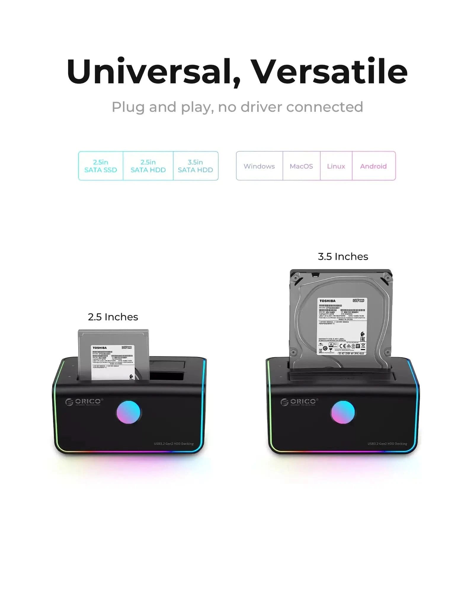 External hard drive docking station on sale
