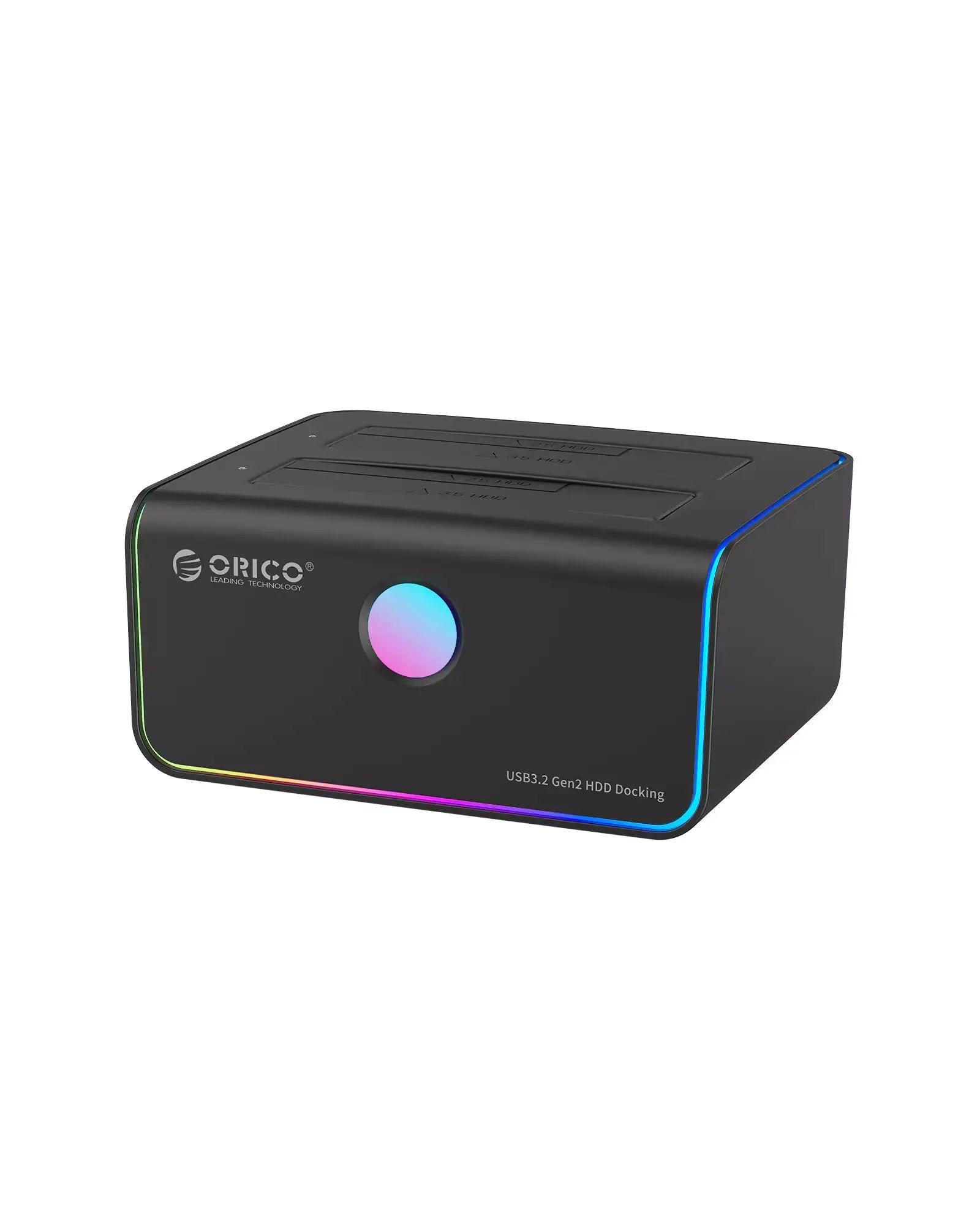 ORICO RGB Dual Bay SATA HDD SSD Hard Drive Docking Station - Efficient ...