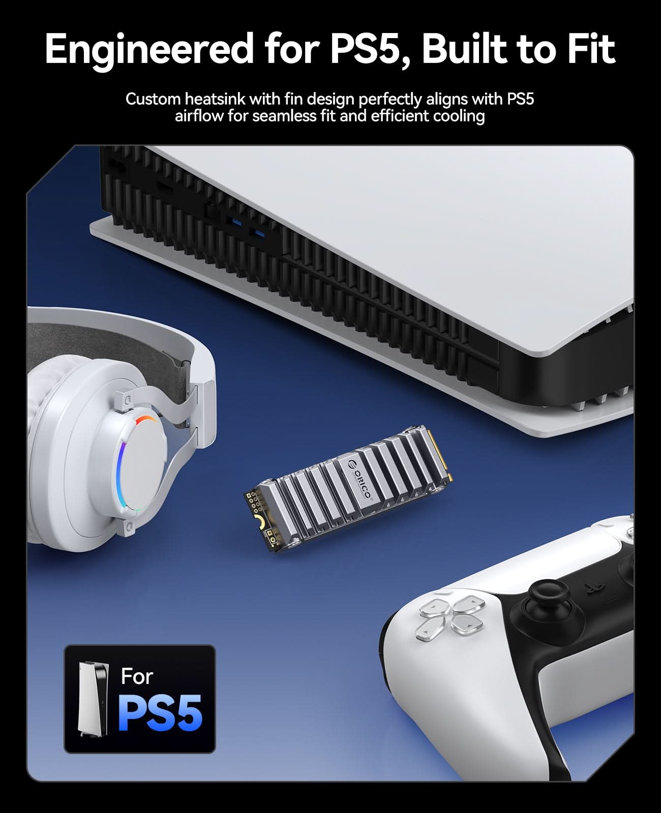 ORICO OS5 SSD with Heatsink for PS5 Expansion