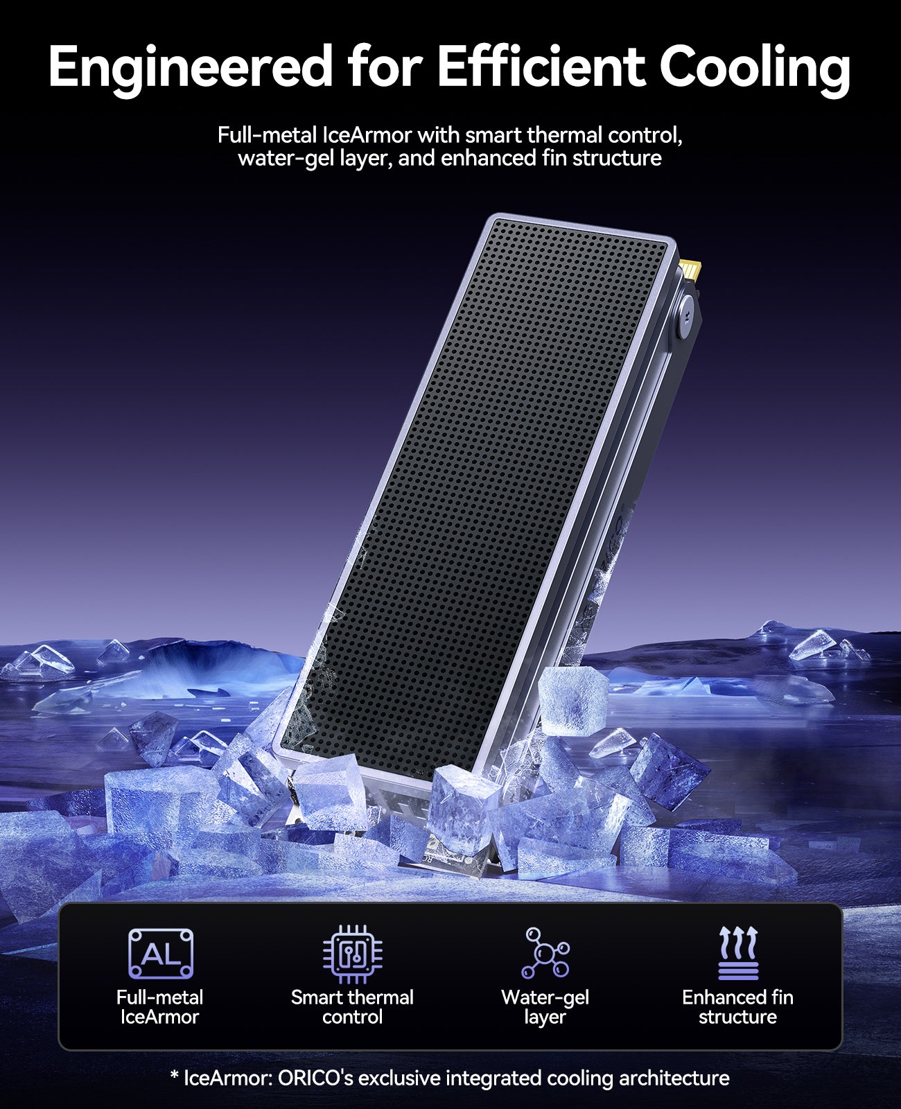 ORICO OSC PCIe 4.0 NVMe SSD with Built-in Heatsink