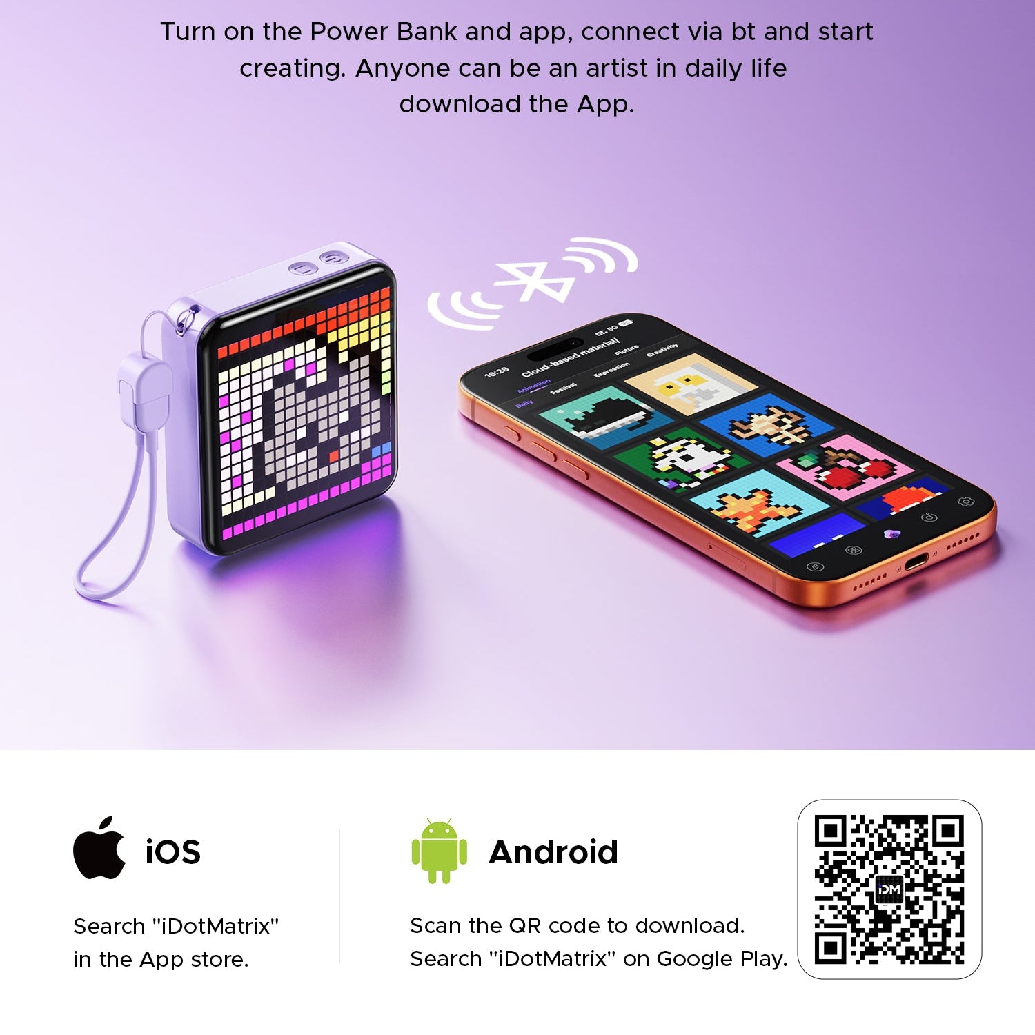 ORICO PixCharge 15W Pixel Display Power Bank
