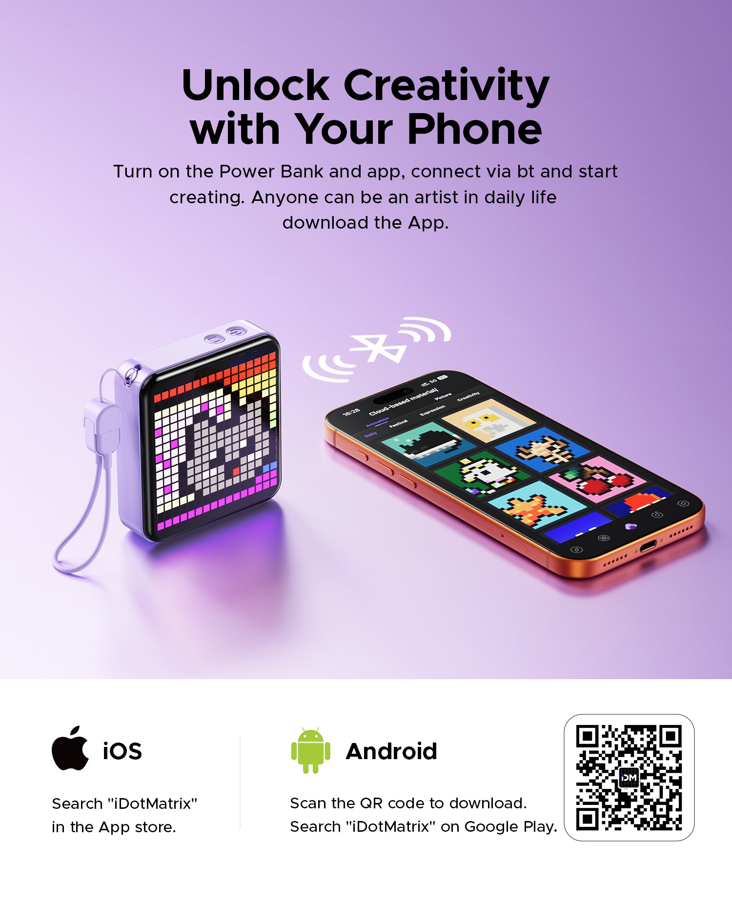 ORICO PixCharge 15W Pixel Display Power Bank