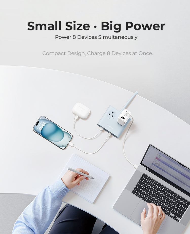 ORICO Power Brick US Plug 25W GaN 8-in-1 Charging Station ORICO
