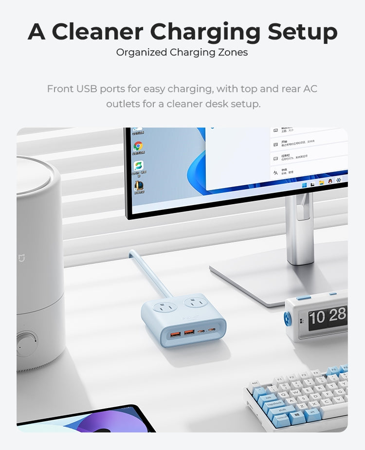 ORICO Power Brick US Plug 25W GaN 8-in-1 Charging Station ORICO