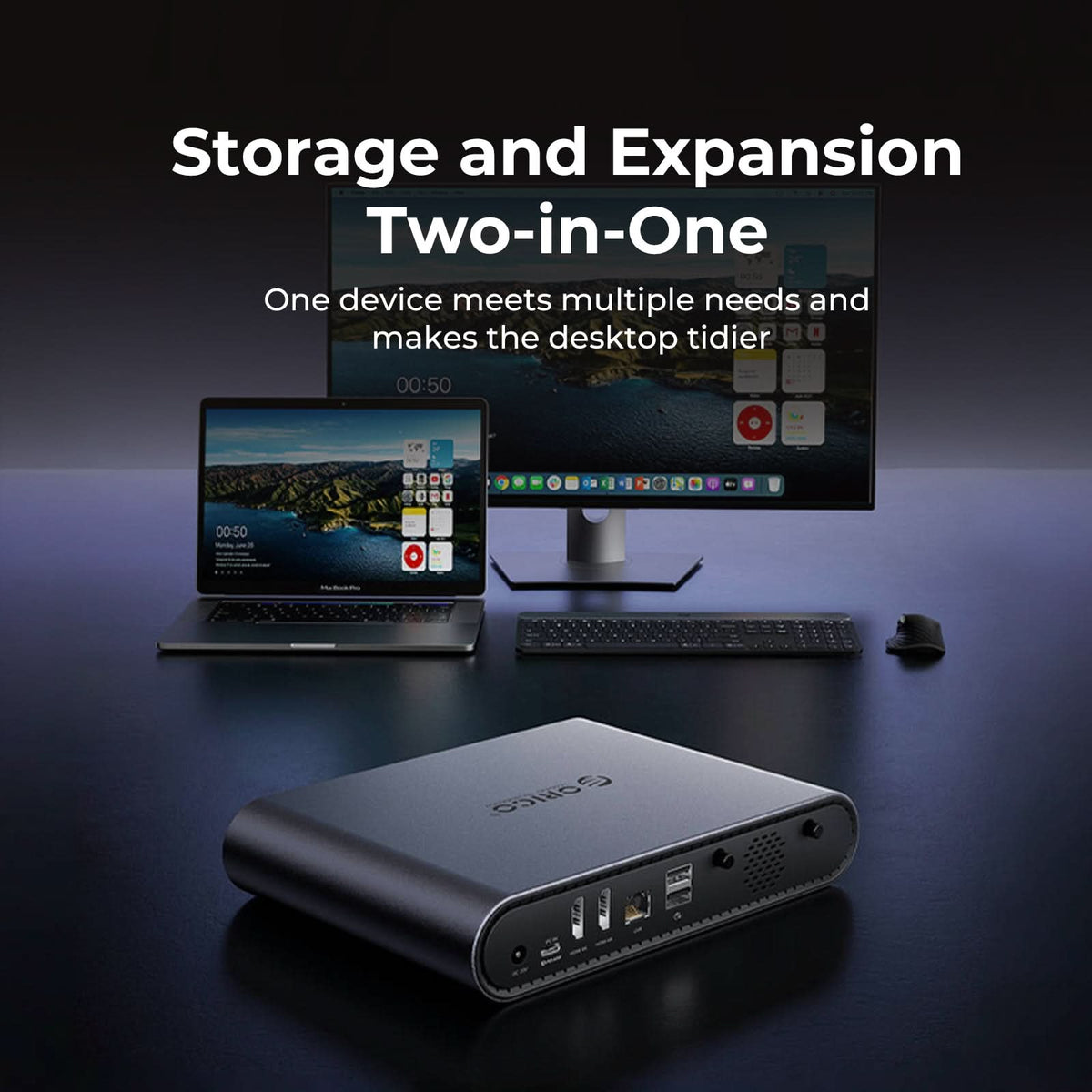 ORICO PTM2 11-in-1 Docking Station with Modular M.2 SSD Enclosure