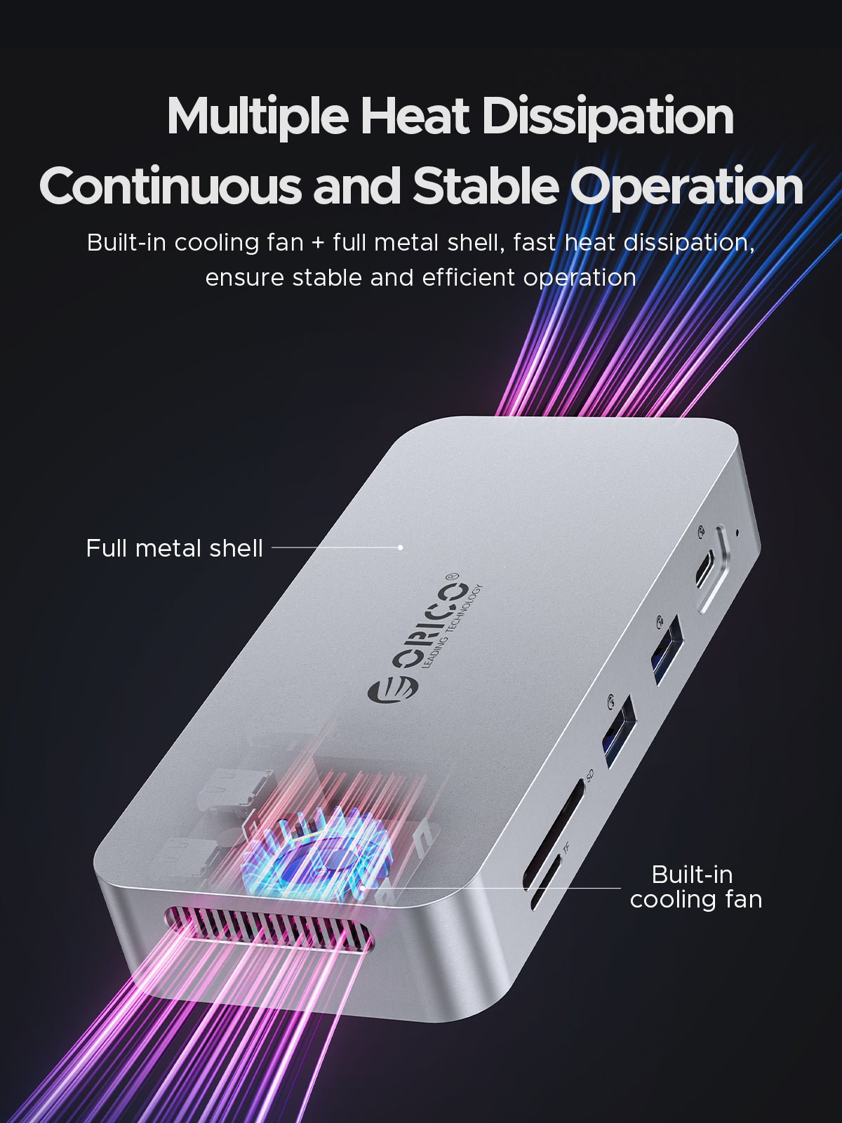 ORICO DockDrive 10-in-1 Docking Station with Bulit in SSD - Orico