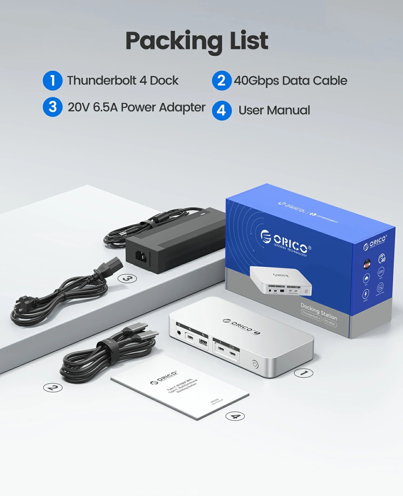 ORICO Thunderbolt 4 12 in 1 Docking Station - Orico