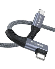 ORICO USB4 40Gbps Type-C 100W Charging Right-angle Cable