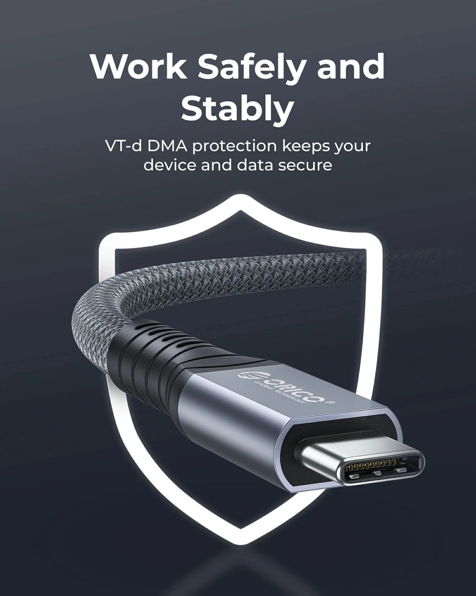 ORICO Thunderbolt 4 40Gbps Type-C 100W Charging Cable - Orico