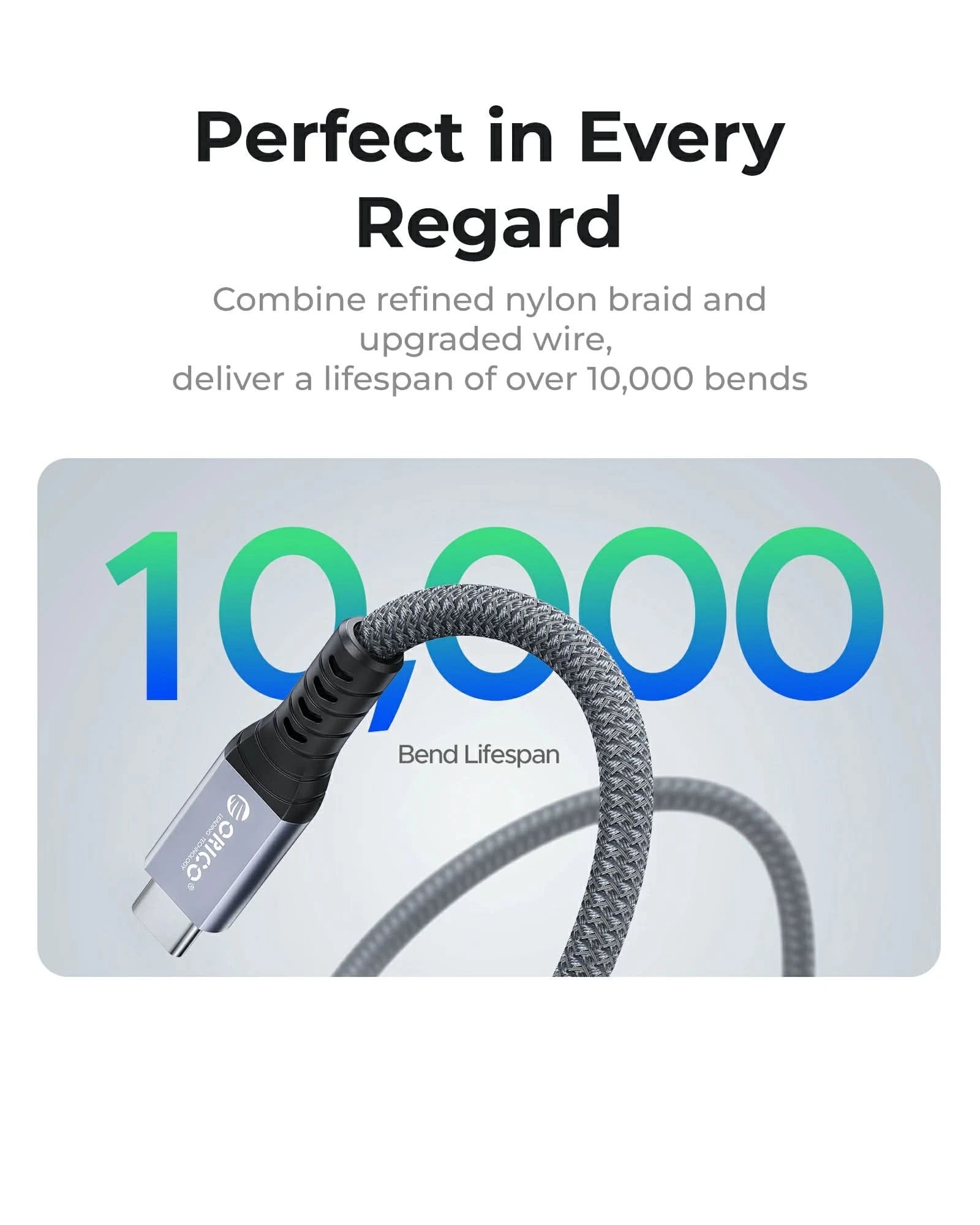 ORICO Thunderbolt 4 40Gbps Type-C 100W Charging Cable - Orico