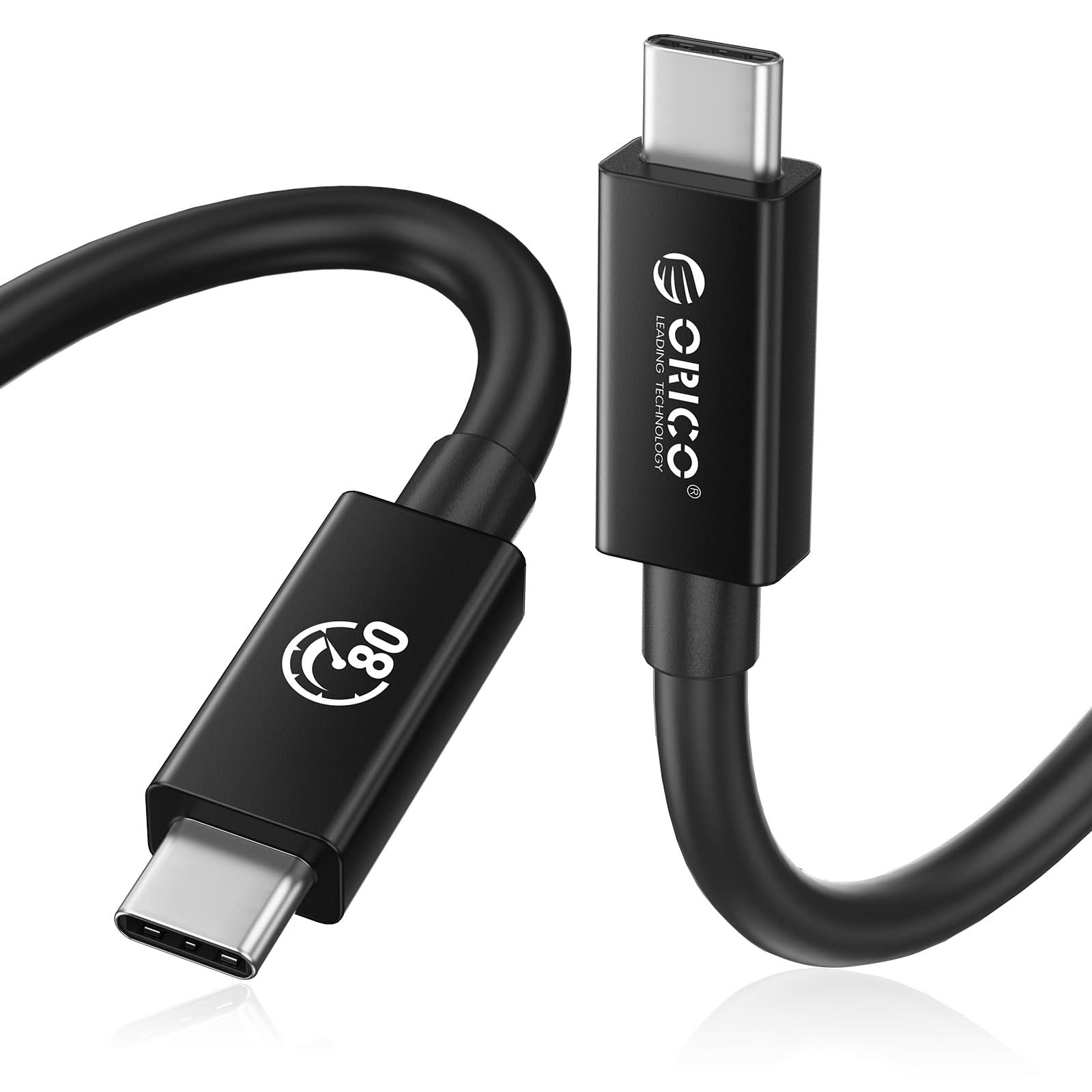 80Gbps Thunderbolt 5 Supported High Speed USB C Data Cable