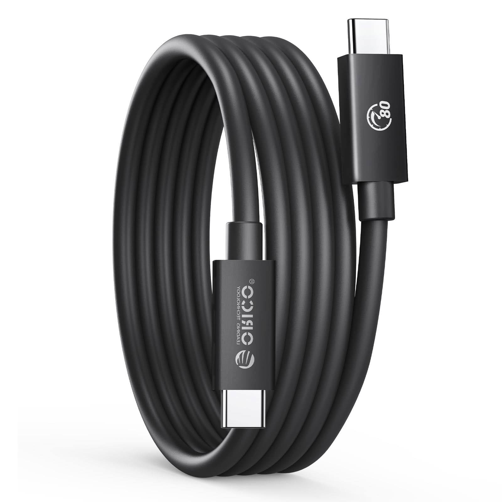 ORICO 80Gbps Thunderbolt 5 Supported  High-Speed USB-C Data Cable