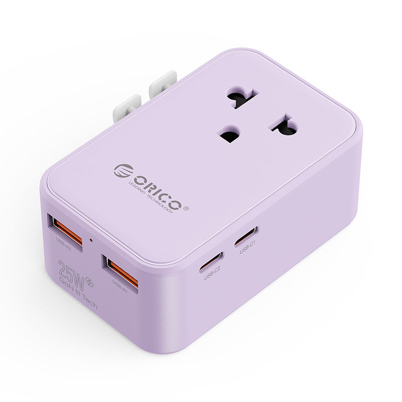 ORICO 25W Ultra-Thin GaN Universal Global Travel Adapter ORICO